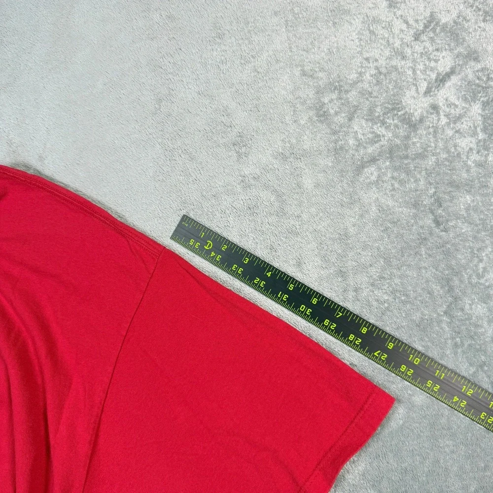 Vintage Guess Mens XXL T-Shirt Red Jeans Logo Short Sleeve Cotton USA - Picture 8 of 8